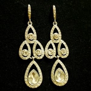 Givenchy Crystal Chandelier Bridal Earrings